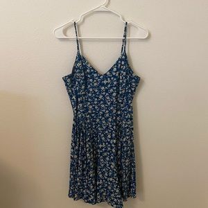 Blue floral sundress